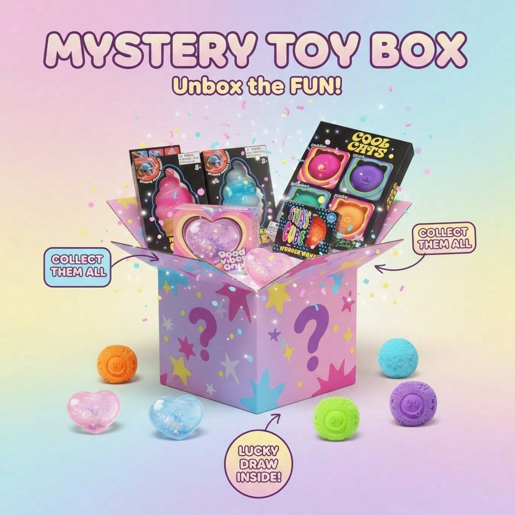 100+style  Sensory Squishy Bli - Mystery Box Blind Bag review and price