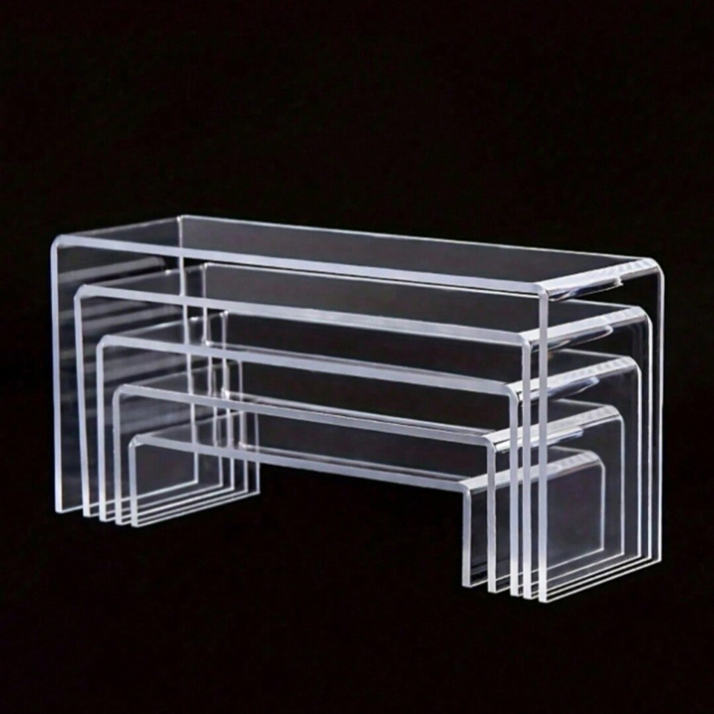 3/5Pcs Acrylic Display Stand B - Display Risers Set review and price