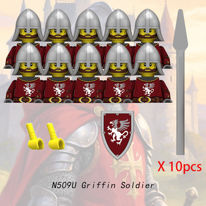 Medieval Castle Knight Minifig - Lego Minifigure Holder review and price