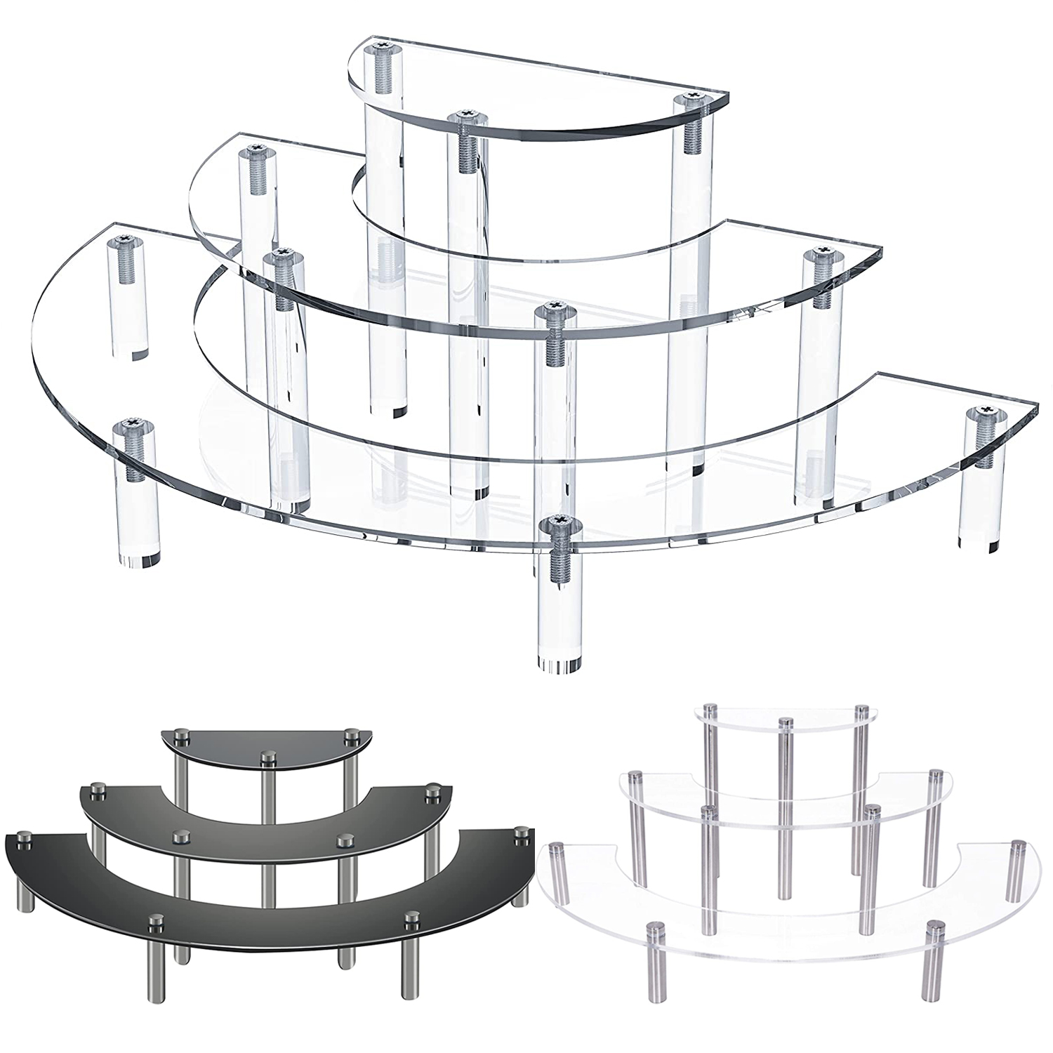 3-Tier Acrylic Round Cupcake D - Pop Display Shelf review and price