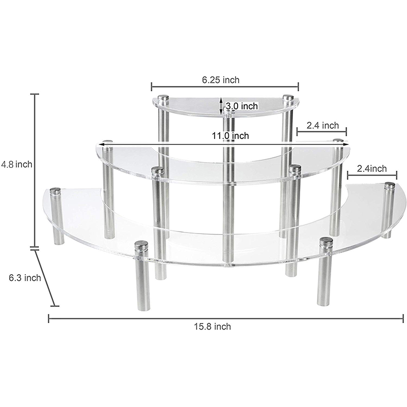 3-Tier Acrylic Round Cupcake D - Pop Display Shelf review and price
