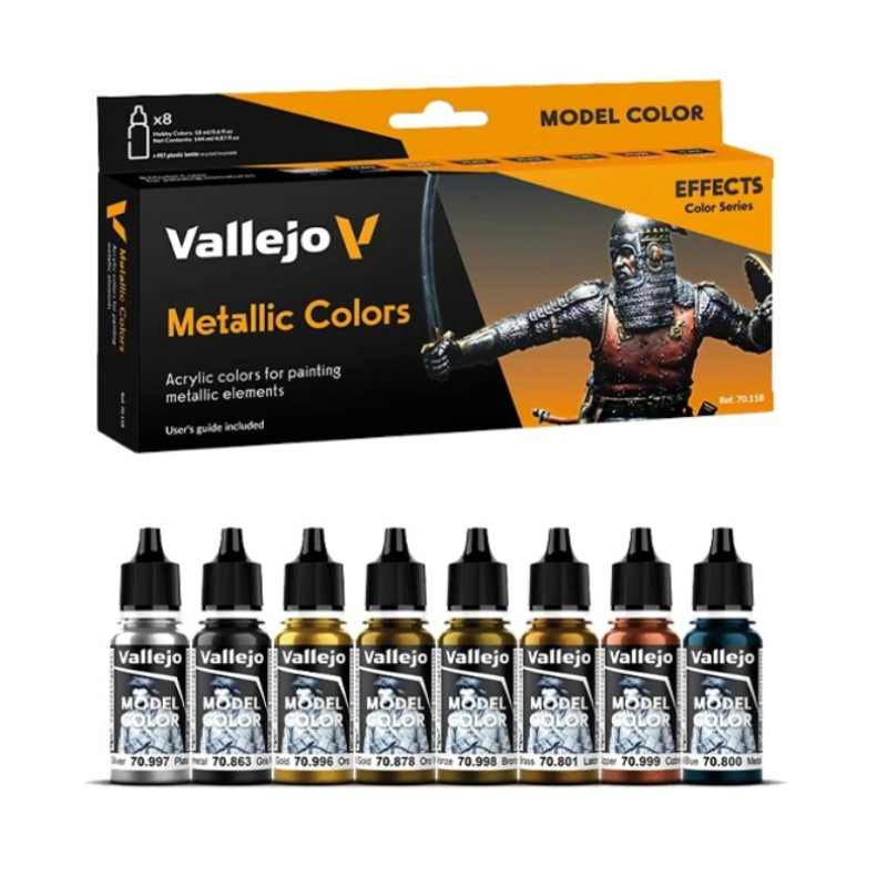 Vallejo 70118 Metallic Color E - Tamiya Model Paint Set review and price