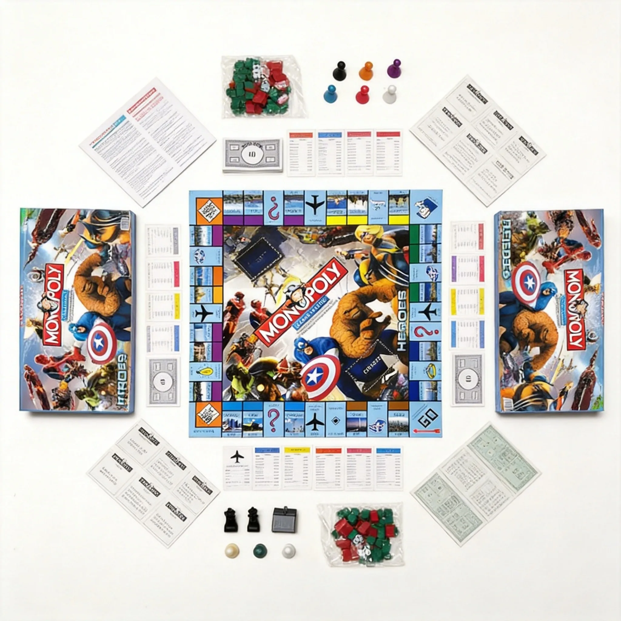 Marvel Heroes Monopoly Global  - Hasbro Game Monopoly review and price