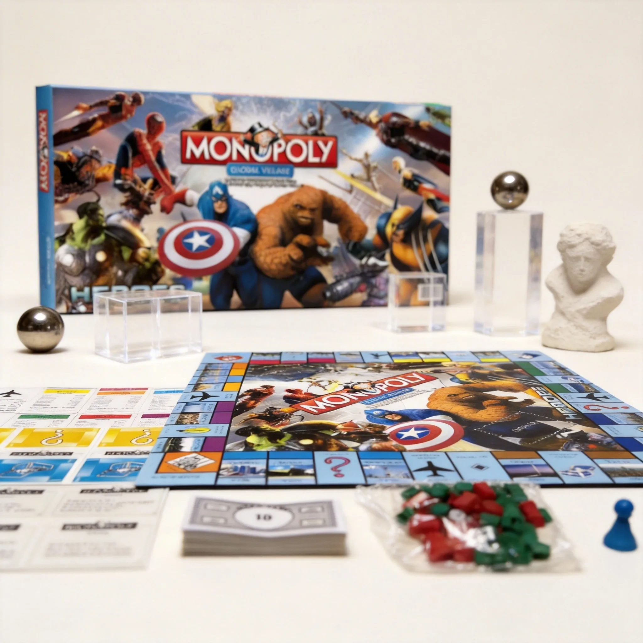 Marvel Heroes Monopoly Global  - Hasbro Game Monopoly review and price