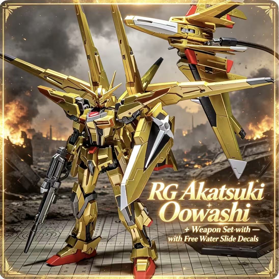RG41 1/144 ORB-01 Akatsuki Oow - Bandai Model Gundam Rg review and price